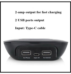 Budi 15W Wireless Charger with 2 USB Ports For iPhone & Android Wireless Charger