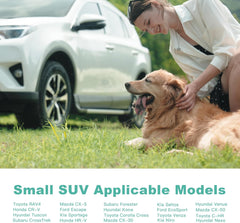 Bench Dog Car Seat Covers for SUV, Waterproof RAV4 Dog Seat Cover for Back Seat Heavy Duty Nonslip Back Seat Cover Protector for Rav4/Honda Cr-V/Subaru Crosstrek/Mazda Cx5/Hyundai Tuscon