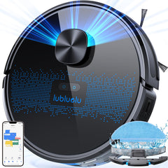 Lubluelu Robot Vacuum Cleaner with Mop 4000Pa, 2 in 1 Robot Vacuum, Lidar Navigation