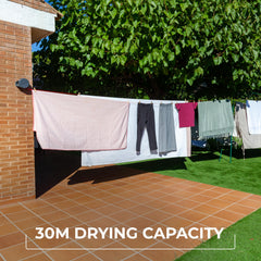 Vileda Dual Cordomatic Retractable Washing line 30m | 2 x 15m clothes line