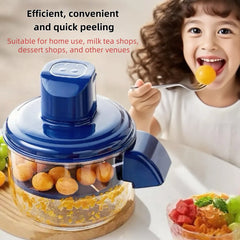Upgrade 2-in-1 Electric Garlic & Fruit Peeler - Effortless Peeling in 20 Seconds,Easy to Clean, Remover Tool for Kitchen