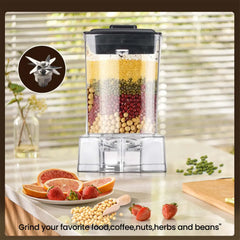 6000W Powerful Blender Mixer Juicer Smoothie Maker Table Blenders 2.5L Container Food Processor Blender Mixer for Ice Nut Fruit