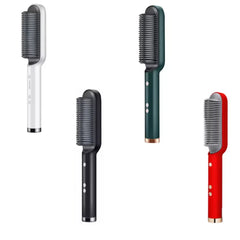 Portable Electric Straighthering Brush 
with Burn-Burning Bristles Temperature Adjustment Ergonomic Design Ideal for Straight Hair