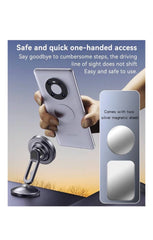 360° Rotatable Magnetic Phone Holder | Sticky Jelly Pad | Dashboard & Windshield