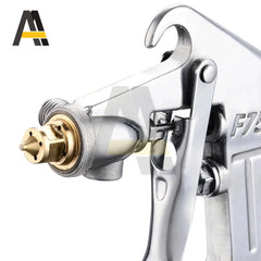 F75 Paint Pneumatic Airbrush 1.5mm Nozzle Automotive Painting Tool 44-73PSI Multifunction Spray Gun with 400ML Aluminum Cup