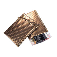 10Pcs Matte Gold Bubble Envelope Shockproof Bubble Mailers Padded Shipping Mailing Bags  Express Gift Packaging Bag