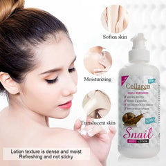 LAIKOU Collagen Snail Face Body Cream Deep Moisturizing Whole Body Brightening Improve Chicken Skin Anti-drying Body Lotion Care