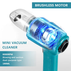 Electric Goddess Mini Brushless Cordless Vacuum Cleaner 6000rpm Multifunction Home DIY For Makita 18V Battery