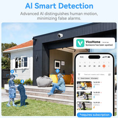 2K Wifi Magnetic Battery Security Camera Indoor/Outdoor 5MP Wireless IP Camera Color Night Vision Motion Tracking Surveillance