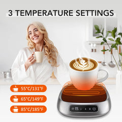 Mini USB Cup Warmer Pad Coffee Mug Heating Coaster 3 Gear Setting  Milk Tea Water Cup Heaters For Home Office Desk Heating Pad