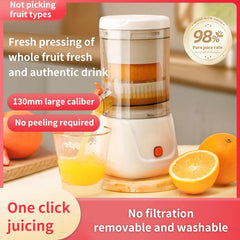 Portable Electric Juicer Household Juice Squeezer USB Rechargeable Juice Squeezer 7.4V Fruit Blender Household Kitchen Tools