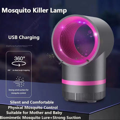 New Plug in Type Mosquito Light Portable Physical Trapping Electric Mosquito Trap Lndoor Mosquito Killer Lamp With USB Cable