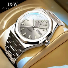 Automatic Watches Luxury Mechanical Watch for Man Japan Movement Wristwatch Stainless Steel Sapphire Crystal Relogio