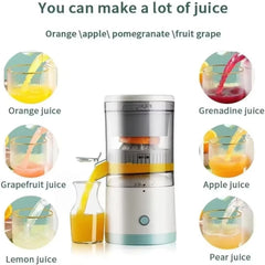 New Electric  Portable Home Juicer Fruit Juice Extractor, USB RechargeableElectric Squeeze, High Juice Output For Orange