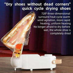 Shoe Dryer Adjustable Smart Timer Quick Drying Deodorizing Sterilizing Warmer Heater Household Footwear Care