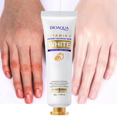 BIOAQUA Vitamin C Whitening Hand Cream Moisturizing Brightening Anti Dry Crack Anti-wrinkle Hand Cream Hand Skin Care Products