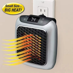 800W Mini Heater for Home Small Bathroom Heating Fans Wall Mounted PTC Ceramic with Remote Control Household