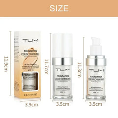 Makeup TLM Foundation Magic Color Changing Foundation Liquid Soft Matte Long Lasting Hydrating Makeup Base Maquiagem Wholesale