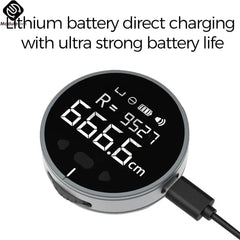 Electronic distance meter electronic clothes measuring ruler straight curved surface rolling measurement digital display roller