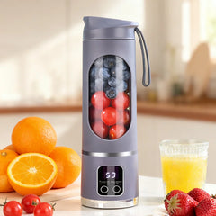 45ML USB Charging Portable Juicer 8-12 Blades BPA Material Can Make Milkshake Juice Convenient to Carry Travel Office Outdoor