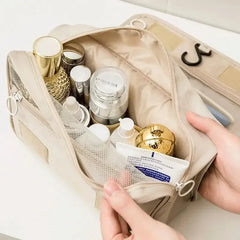 Portable Women Makeup Bags Travel Cosmetic Bag Large Capacity Toiletries Organizer Waterproof Storage Hanging Bathroom Bag