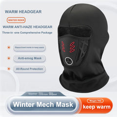 ANTI-HAZE Motorcycle Riding Balaclava Cycling Full Face Mask Ski Hood Cap Beanies Windproof Soft Outdoor Warm Bike Headwear