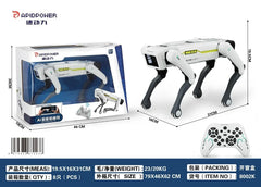 Simulated intelligent machine dog voice dialogue high-tech artificial mobile phone remote control programming electric toys