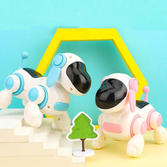 Children's Robot Bionic Electronic Dog Machine Intelligent Robot Dog Light Music Crawling Children's Interactive Toy Gift