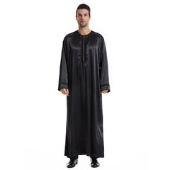 Eid Muslim Men Jubba Thobe Mens Long Dress Islamic Eid 2025 Ramadan Long Robe Saudi Musulman Abaya Caftan Dubai Arab Dresses