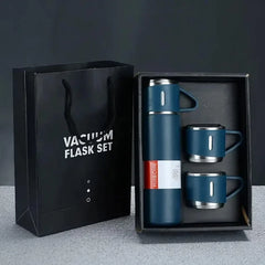 Thermos Bottle Water Insulated Stainless Steel Vacuum Bottles Gift Set Coffee Thermo Suit Portable Business Office 500ML
