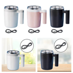 Self Stirring Coffee Cup, Automatic Stirring Cup, Electric Mixing Cup, Gift for