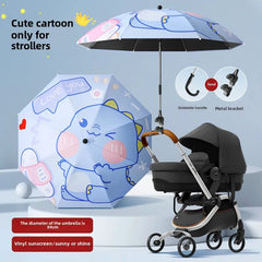 Universal UV Protection Umbrella Baby Strollers Tricycles Outdoor Activities Portable Easy to Use High-Quality Materials Durable