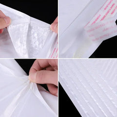 50-10Pcs Bubble Envelopes White Foam Shipping Bags Poly Bubble Mailers Pad Self Seal Packing Bags for Magazine 11cm 15cm 23cm