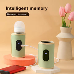 Baby Milk Warmer Nursing Bottle Heater Adjustment Baby Bottle Cup Warmer Portable USB Bottle Warmer Outdoor Travel Accessories