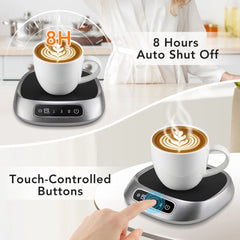 Mini USB Cup Warmer Pad Coffee Mug Heating Coaster 3 Gear Setting  Milk Tea Water Cup Heaters For Home Office Desk Heating Pad