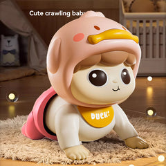 Fun electric crawling toys Early education guide crawling music learning speaking mode toys do not deliver batteries