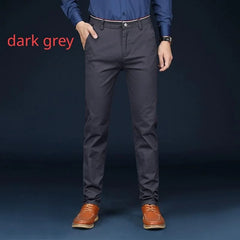 Men Casual Pants Slim Plaid Pencil Pants Fashion Male Business Suit Pant Wedding Trousers pantalones hombre