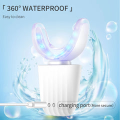 Electric Toothbrush for Adult Automatic USB Charge U-Shaped Toothbrush 360 Degrees Intelligent Rechargeable Toothbrus