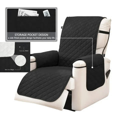 Recliner Sofa Covers Waterproof Sofa Slipcovers Non Slip Cover for Kids/Dogs/Pet Washable Furniture Protector with Elastic Strap