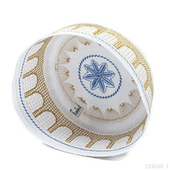 Cotton Embroidery Muslim Men Prayer Caps Leisure Saudi Arabia Islamic Hat Men Headscarf Topkippot Turban Islam Jewish Cap