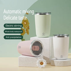 USB Rechargeable Automatic Coffee Mixing Cup Self Stirring Magnetic Mug Stainless Steel Milk Blender Smart Mixer Water Cup