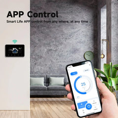 2024 New Smart Thermostat Tuya WiFi Temperature Controller Electric Floor Heating Plumbing LCD Display for Alice AlexaGoogleHome