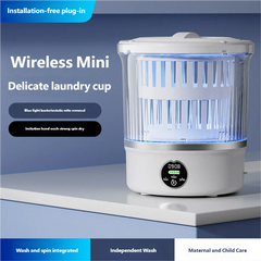 Dehydrated Underwear Washing Machine Fully Automatic Dormitory Mini Mini Sock and Underwear Washing Machine