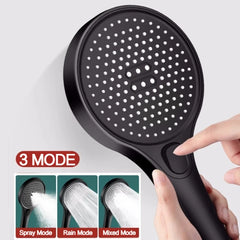 Big Shower Head Adjustable High Pressure 3 Modes Water Saving Rainfall Flow Shower Faucet Nozzle Bathroom Accessories 13CM