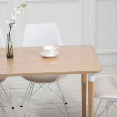 Transparent Tablecloth Waterproof Table Cover Pad Oil-Proof Table Mat Soft Glass Table Mat 2mm  PVC Dining Table Protector Cover