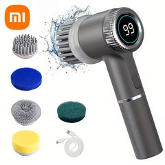 Xiaomi 5 in 1 Power Scrubber 5 Replaceable Brush Head Electric Spin Scrubber Bathroom Cleaning Brush Power Scrubber