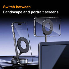 New Foldable Vacuum Adsorption Magnetic Car Phone Holder 2025 Suction Cup Dedicated Navigation Phone Holder