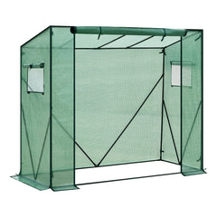 WOLTU Polythene Greenhouse PE Semi-Transparent Flower Plants Gardening Outdoor Tarpaulin Waterproof  Multi-Purpose Plant House