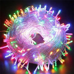 10M 20M 50M 100M Christmas Garland Lights Led String Fairy Light Festoon Lamp Outdoor Decorative Lighting for Wedding Party