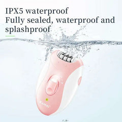 Kemei Women Epilator Electric Hair Removal Facial Body Lady Bikini，Legs，Arms，Armpit Hair Remover Underarms Rechargeable